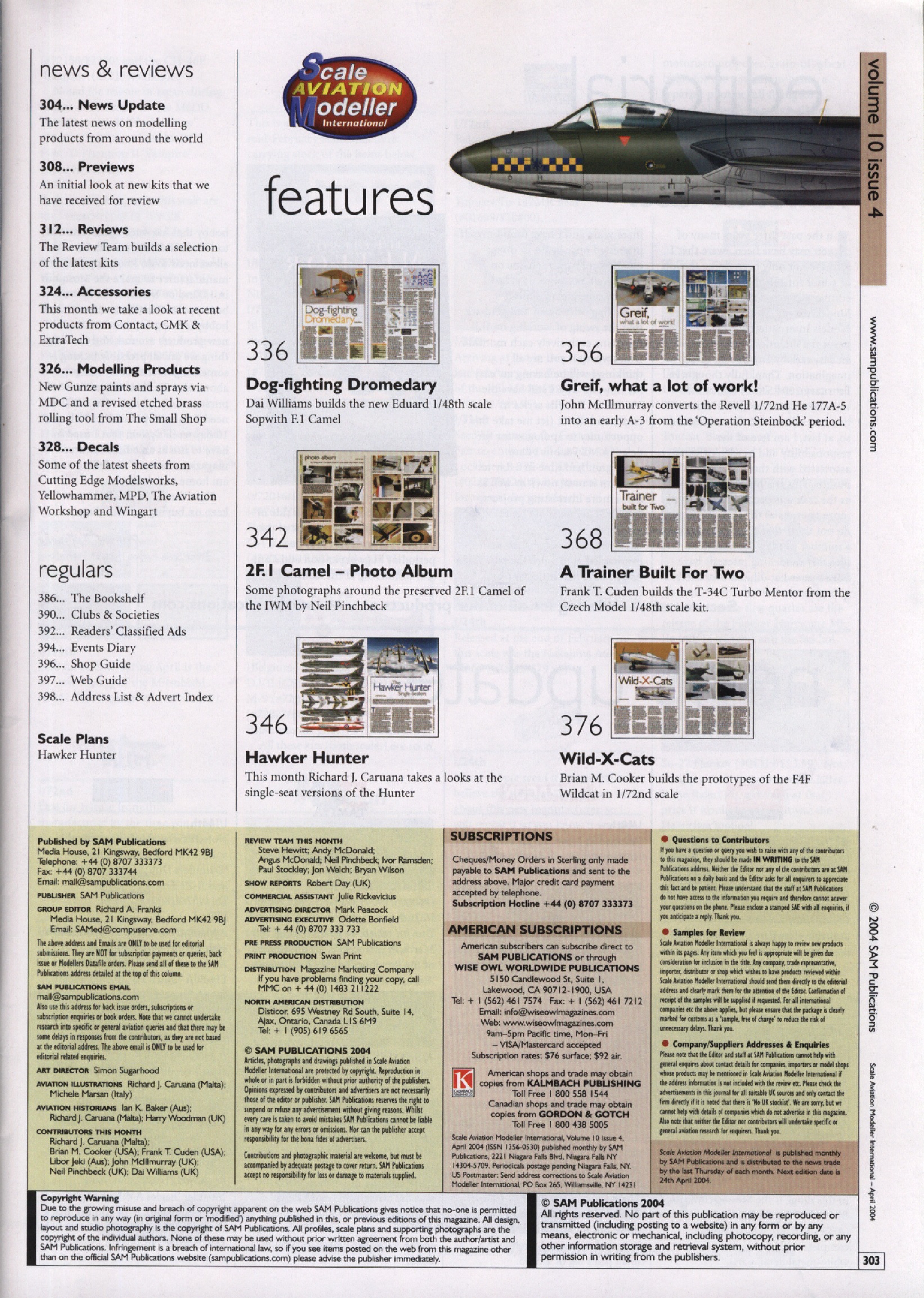 Scale Aviation Modeller International 2004-04